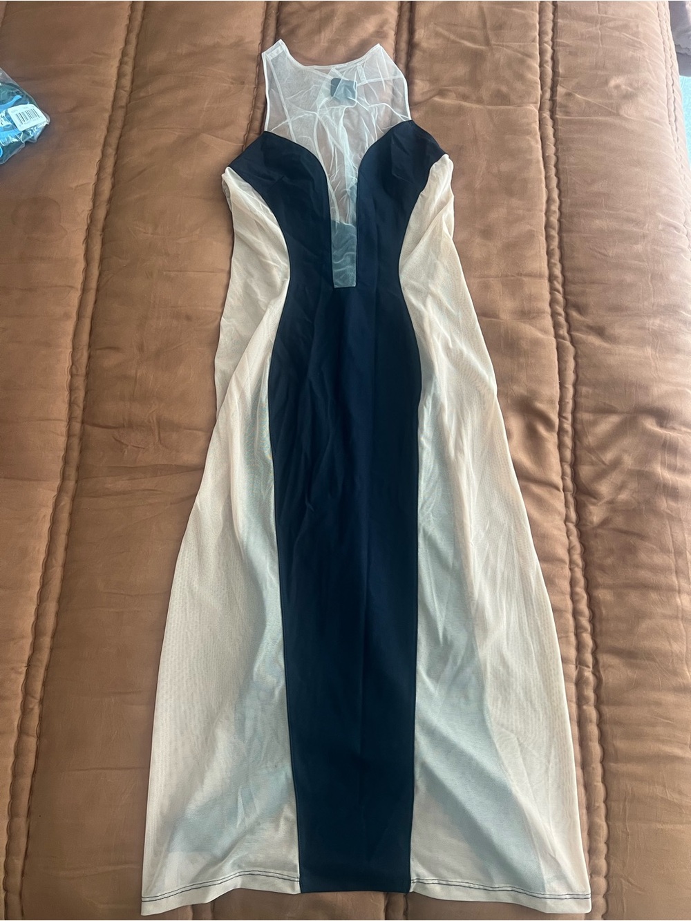 Hanky Panky X Prabal Gurung Collab Dress nude and black size M